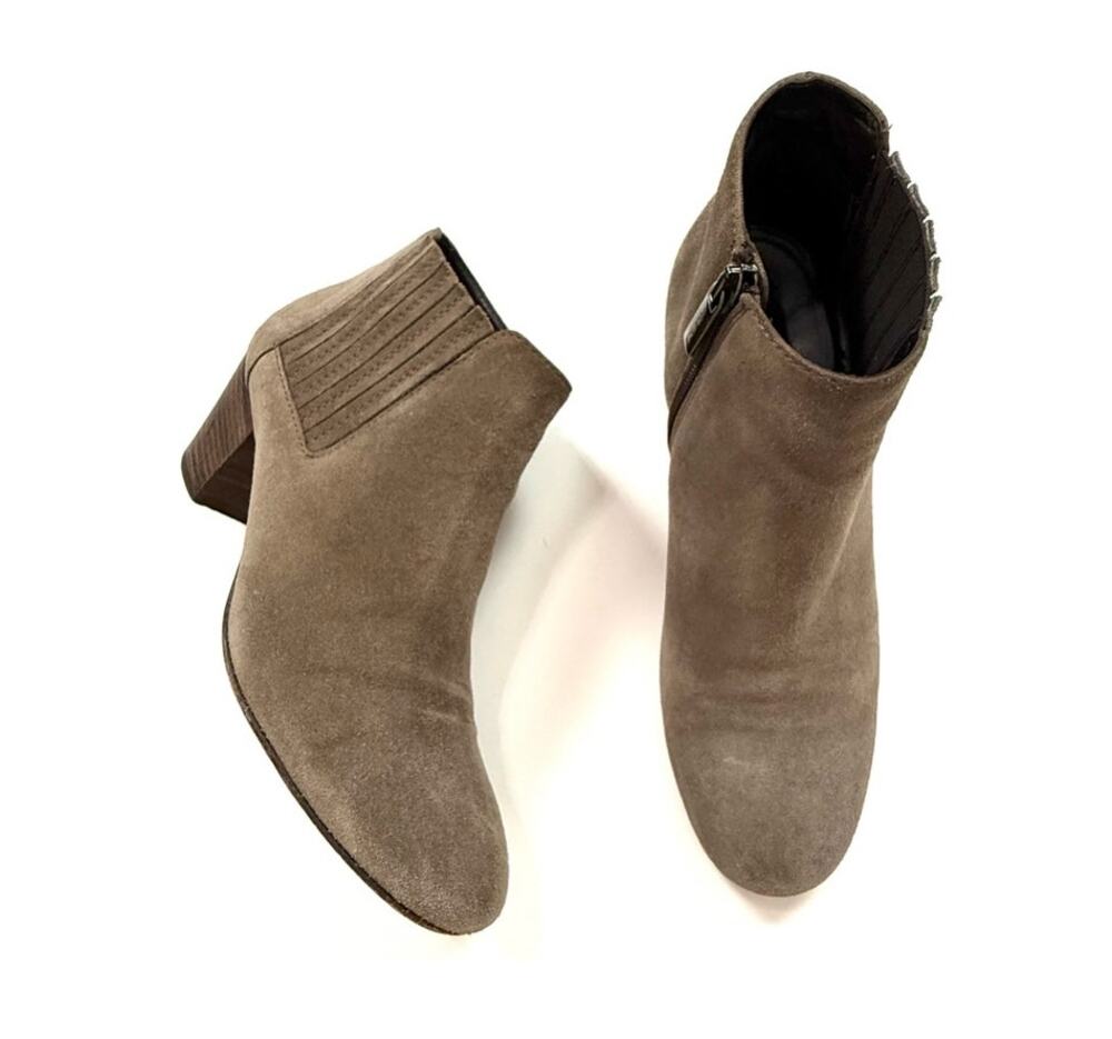 Aquatalia Fallyn Rubbed Suede Ankle Boots